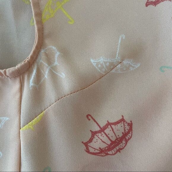 Modcloth Podcast Co-Host Sleeveless Top Umbrellas - Picture 6 of 10